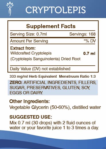Secrets of the Tribe Cryptolepis Tincture Alcohol-Free Extract, High-Potency Herbal Drops Secrets of the TribeAu supplements