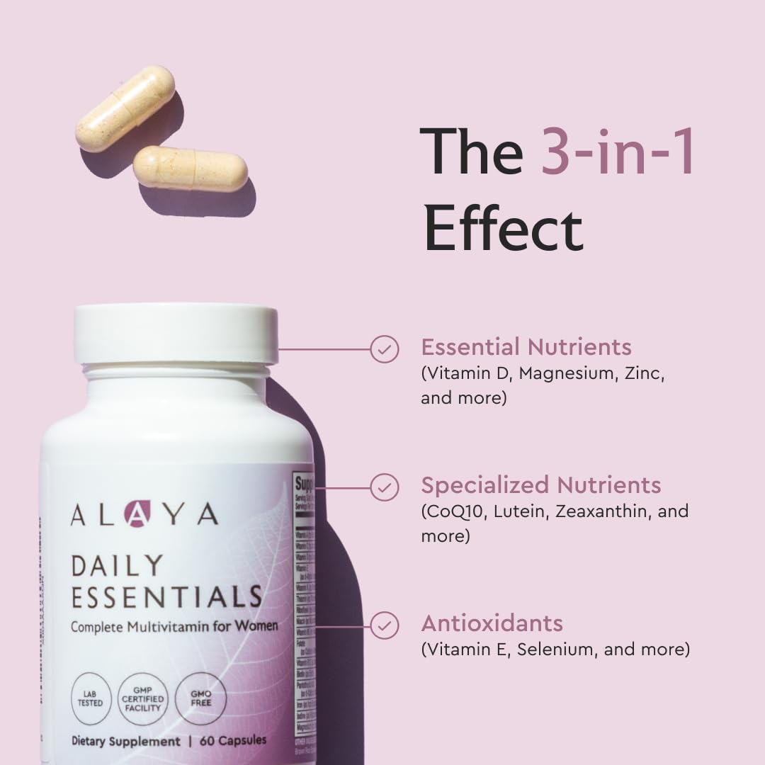 Alaya Naturals Daily Essentials Multivitamin for Women Alaya NaturalsAu supplements