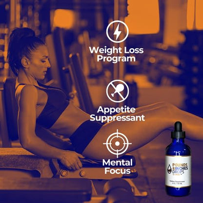 Dirobi Pounds and Inches Weight Management Drops, Liquid Supplement Pounds and Inches DropsUS supplements