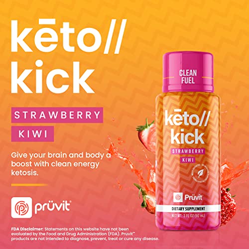 Pruvit Keto Kick Strawberry Kiwi Exogenous Ketones Exalt The Benefits of Natural Slim PRÜVITAu supplements