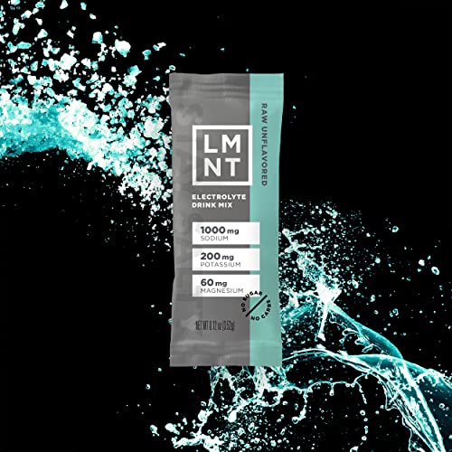 LMNT Zero-Sugar Electrolytes - Raw Unflavored Salt - Hydration Powder Packets Drink LMNTAu supplements