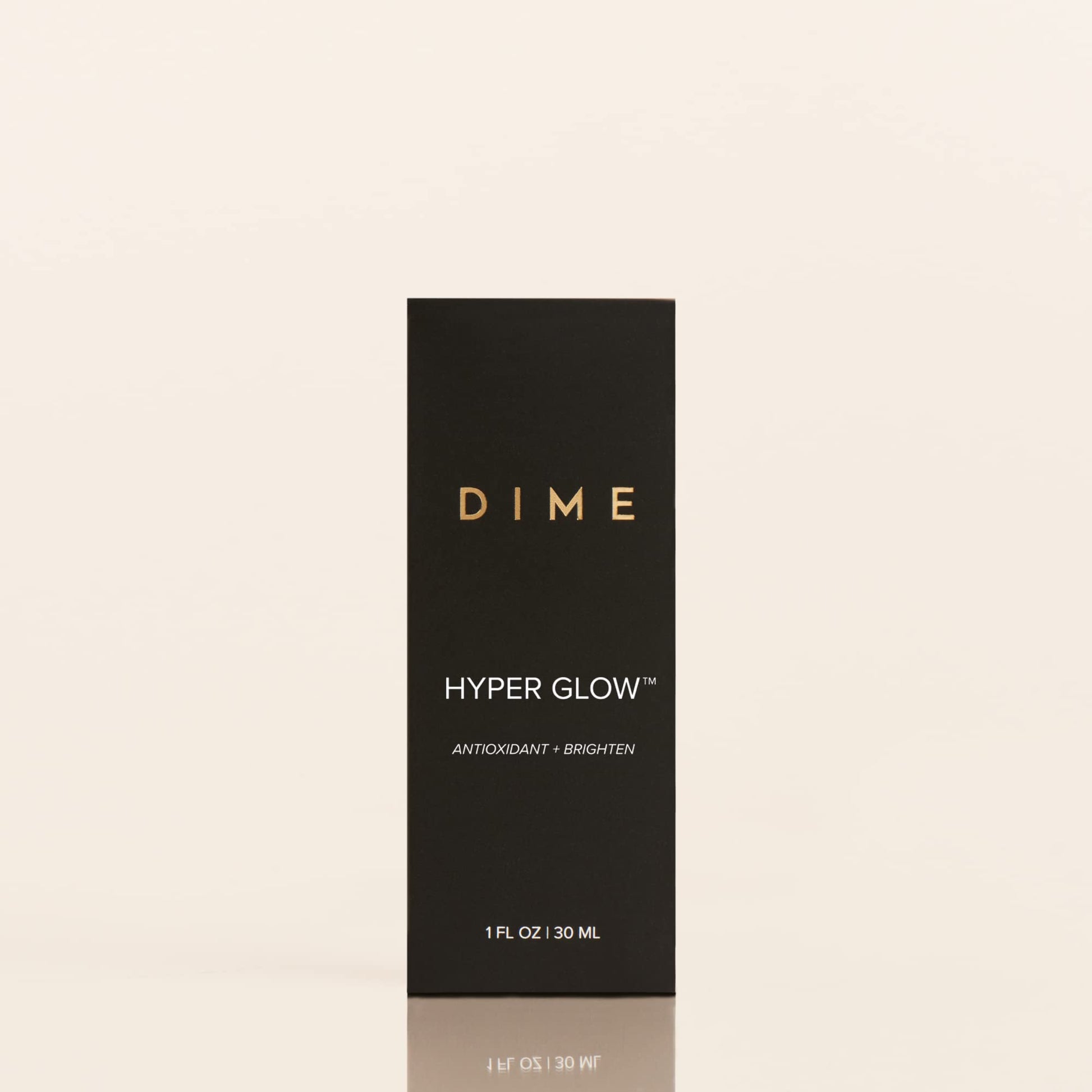 DIME Beauty Hyper Glow Treatment Vitamin C Serum Dark Spot Remover for Face Brightening Hydrating Antioxidant Vitamin C Serum for Face with Ferulic Acid Resveratrol Hyaluronic Acid Aloe 1 oz / 30 ml DIMEAu supplements