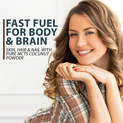 Keto MCT Oil Powder Pure Coconut MCT Keto Coffee Creamer | Premium Quality C8 Easily Absorbed & Digested K GEN ketogenic enhancementUS supplements