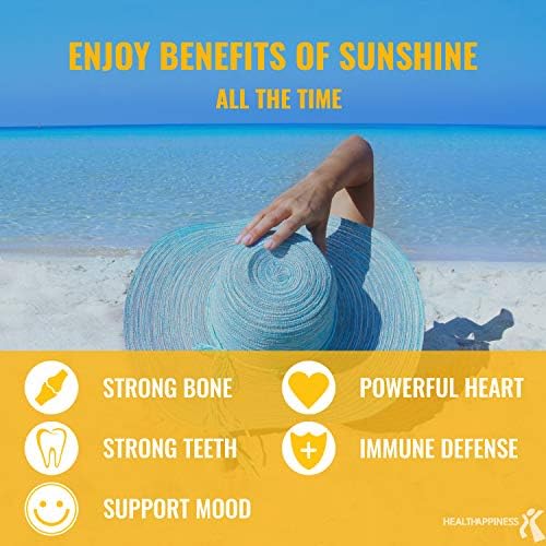 UpNourish Liposomal Vitamin D3 5000 IU Softgels - 1 Year Supply | Organic Coconut Oil Infused Vitamin D Supplements - Support Bone, Dental, Heart, Mood & Immune Health - Non GMO Gluten Free - 365 ct UpNourishAu supplements