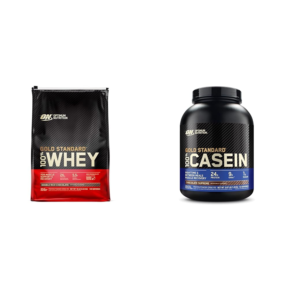 Optimum Nutrition Gold Standard 100% Whey Protein Powder, Double Rich Chocolate Optimum NutritionUS supplements