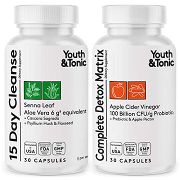 Youth & Tonic Colon Cleanser & Detox for Loss of Waste, Breaking The Plate Youth & TonicUS supplements