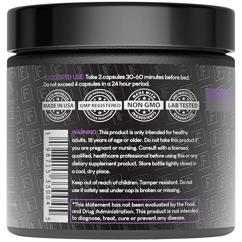 The Night Before 10-in-1 Midnight Maximizer Sleep Aid, Stress Relief, Cognition, Relaxation, Recovery, Focus, Magnesium Glycinate, L-Theanine & More, (120 Capsules – 2 Month Supply) Formulation FactoryAu supplements