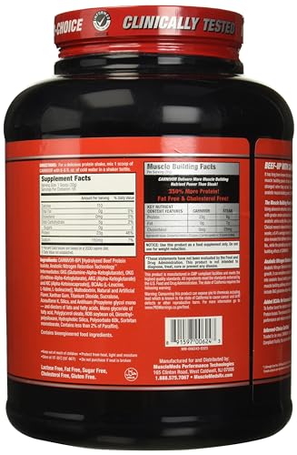 MuscleMeds Carnivor Beef Protein Isolate, 0 Lactose, 0 Sugar, 0 Fat, 0 Cholesterol MuscleMedsUS supplements