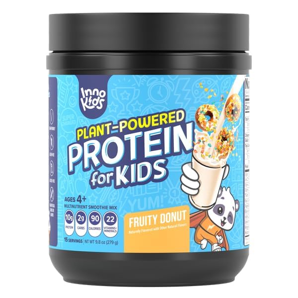 InnoSupps Fruity Donut Plant-Powered Protein for Kids: Essential Nutrients, Delicious InnoSuppsUS supplements