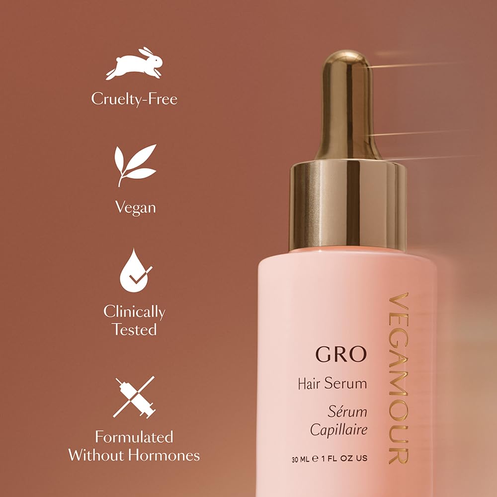 VEGAMOUR GRO Better Duo Includes GRO Hair Serum & GRO Revitalizing Scalp Massager for Thinning Hair VEGAMOURAu supplements