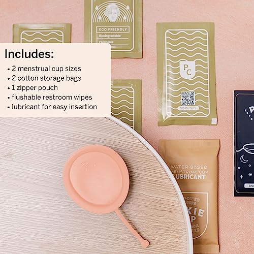 Pixie Cup 2 Menstrual Discs - Most Comfortable Reusable Period Discs - Removable Stem Pixie CupAu supplements