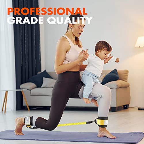 Ankle Resistance Bands with Cuffs, Ankle Bands for Working Out, Glutes Workout Equipment WOQQWUS supplements