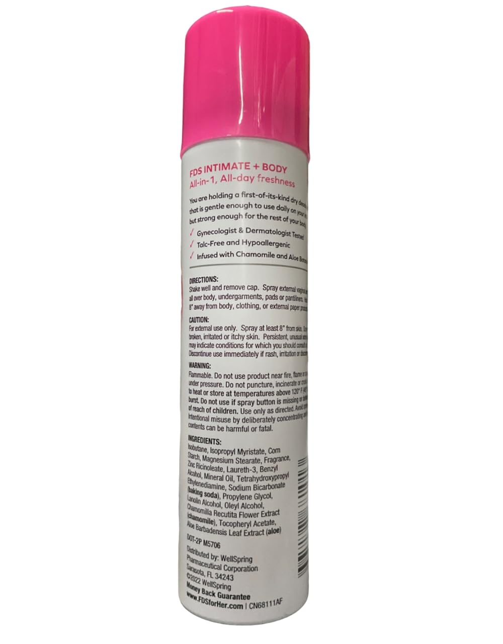 FDS Hypoallergenic Intimate Deodorant Spray, Extra Strength 2 Ounce (2-Pack) FDSAu supplements