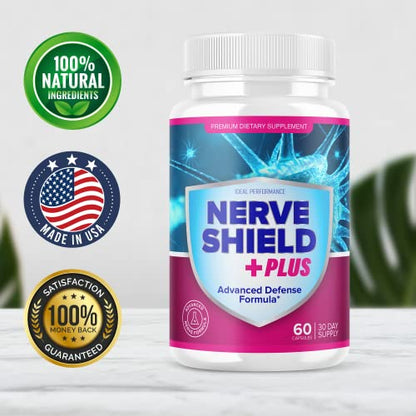 (3 Pack) Nerve Shield Plus Pills Original Supplement Advanced Nerve Formula IDEAL PERFORMANCEUS supplements
