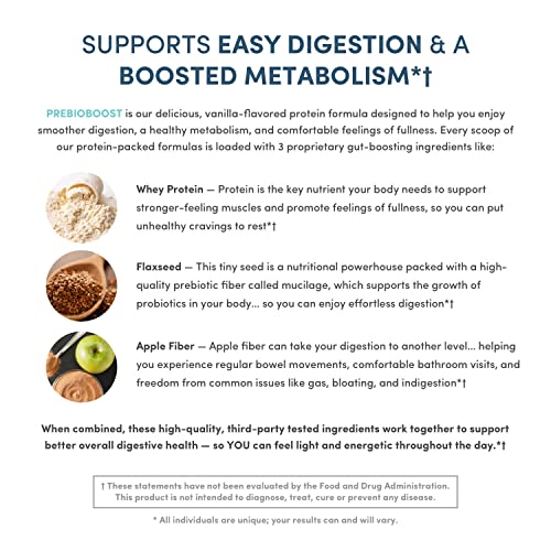Nucific® PrebioBoost™ Daily Prebiotic Protein Powder, 16.2 Ounce NucificUS supplements
