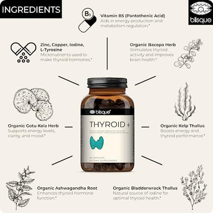 Blisque – Thyroid Support Supplement Complex for Healthy Metabolism and Increased Energy BlisqueUS supplements