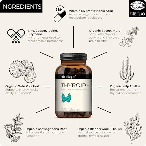 Blisque – Thyroid Support Supplement Complex for Healthy Metabolism and Increased Energy BlisqueAu supplements