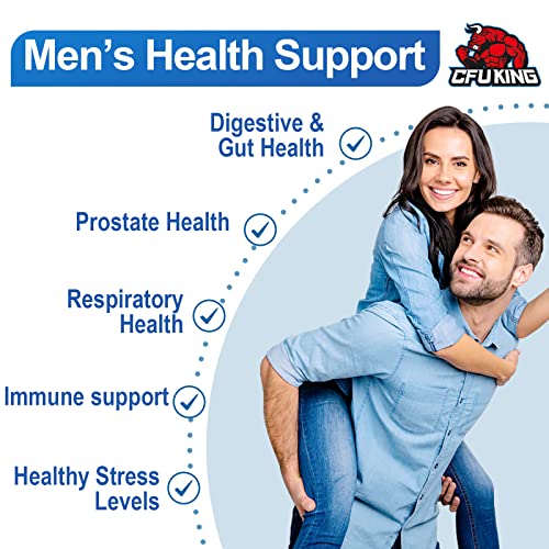 Probiotics for Men, 500 Billion CFU + 12 Strains Men's Probiotic with Turmeric Cranberry CFUKINGAu supplements