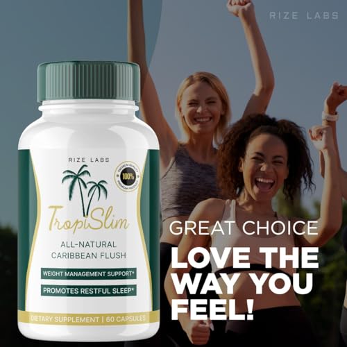 rize labs (5 Pack Tropislim Weight Loss Supplement, Tropislim Capsules for Total Body rize labsAu supplements