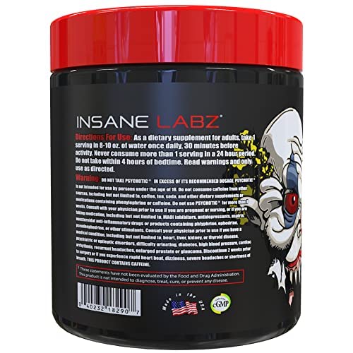 Psychotic, and Insane Veinz, Pre Workout Stack (Fruit Punch) Insane LabzAu supplements