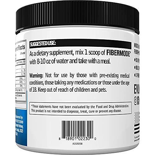 Evlution Nutrition FiberMode Fiber Plus Probiotic - 5 Grams of Fiber, Digestive Health EvlutionAu supplements