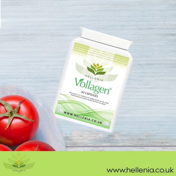Hellenia Vollagen 500mg - 60 Capsules - Vegan Collagen HelleniaUS supplements