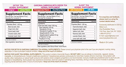 Hyleys Detox Tea 14 Days Kit - 42 Tea Bags - Herbal Supplement - Mother's Mother's Day HYLEYSUS supplements