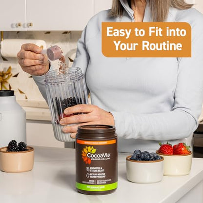 CocoaVia Cardio Health Cocoa Powder, 60 Servings, 500mg Cocoa Flavanols CocoaViaUS supplements