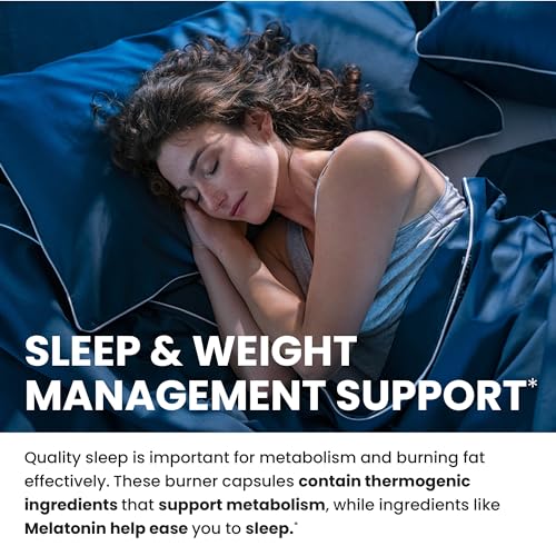 Night Time Fat Burner to Shred Fat While You Sleep | Hunger Suppressant, Carb Blocker Nobi NutritionUS supplements