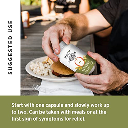 Matys Acid & Indigestion Relief Capsules, Safe Antacid Alternative for Occasional Acid MatysUS supplements