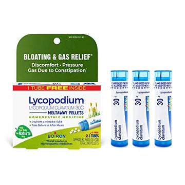 Boiron Lycopodium Clavatum 30C Homeopathic Medicine for Relief from Bloating, Gas Relief BoironAu supplements