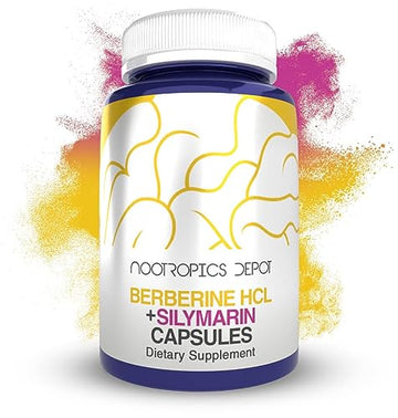 Nootropics Depot Berberine HCL + Silymarin Capsules | 500mg + 90mg | 180 Count Nootropics DepotAu supplements