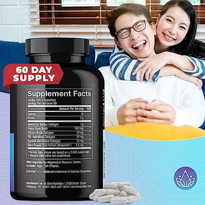 DR EMIL NUTRITION Multi Collagen Pills - 180 Capsules - Collagen Supplements to Support DR EMIL NUTRITIONUS supplements