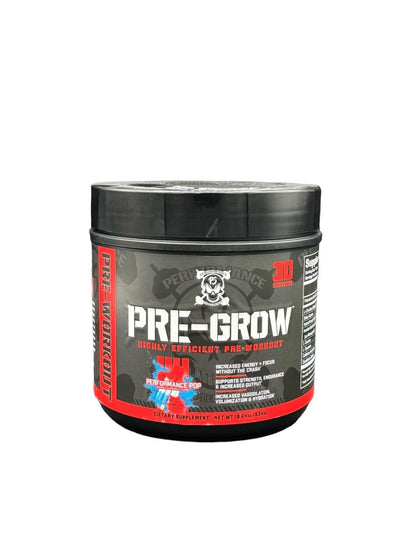 Performance Supplements Pre-Grow Highly Efficient Pre Workout 30 Servings 18.84 OZ Performance SupplementsUS supplements