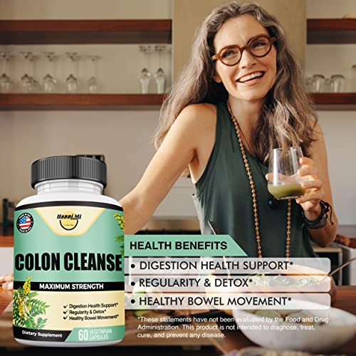 Happi Mi Nutrition Colon Cleanse, Colon Detox, All Natural Herbal Formula, Support Healthy Happi Mi NutritionAu supplements