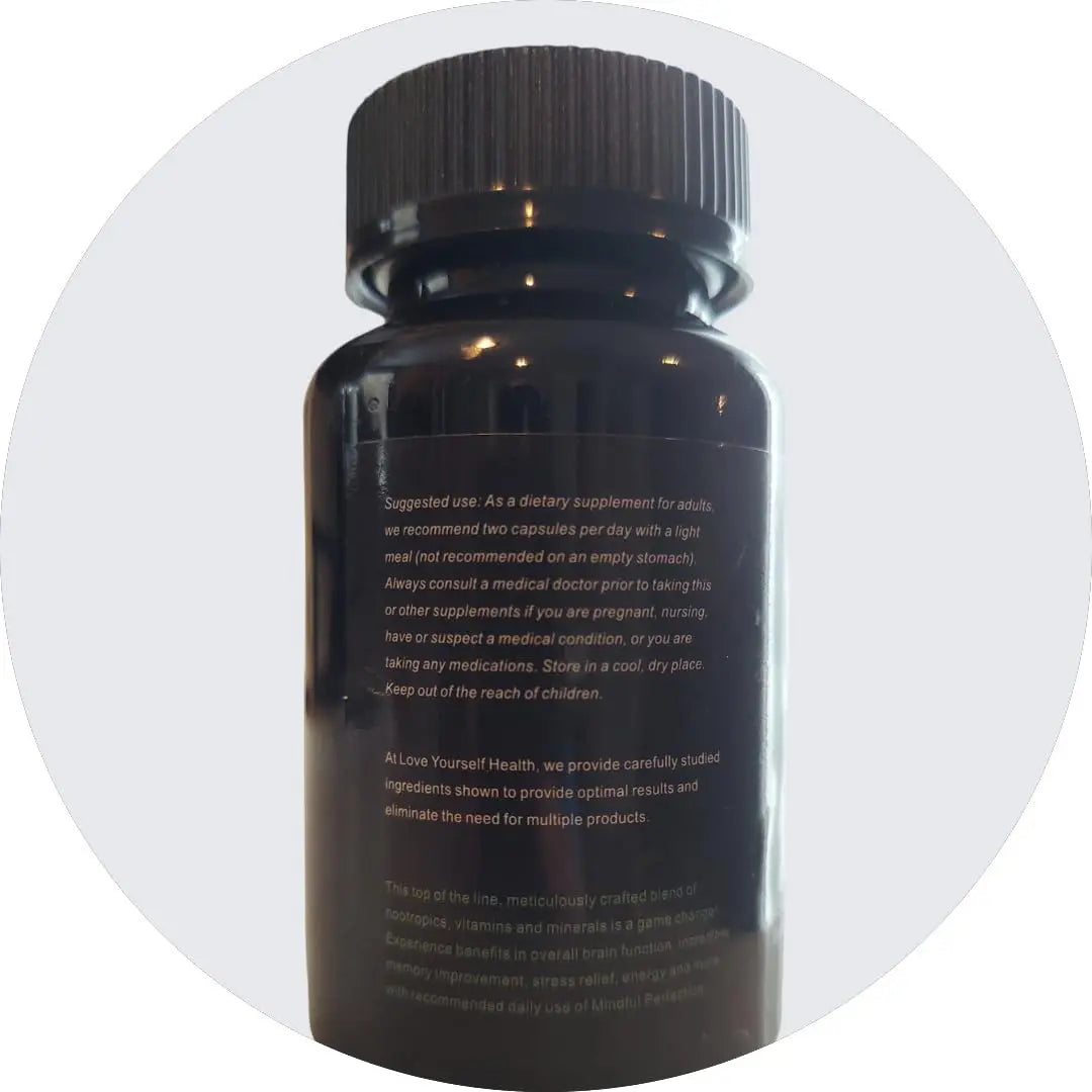 Love Yourself Health Mindful Perfection Premium Nootropic Brain Supplement, 90Count 45 Day Supply for Improved Cognitive Function, Focus, Memory & Energy Love Yourself Healthnz supplements