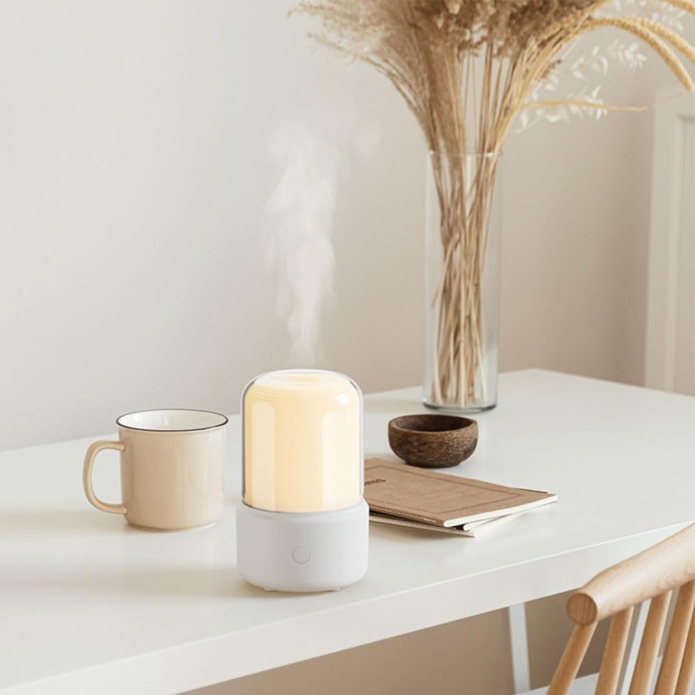 Candlelight Flame Air Diffuser,Portable Essential Oil Diffuser Noiseless 120ML Aroma Diffuser Waterless AEKANAu supplements