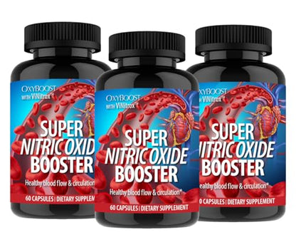 OxyBoost with ViNitrox - Nitric Oxide Supplement for Blood Pressure Support, Heart Health OxyNaturalsUS supplements