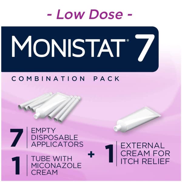 Monistat 7-Day Yeast Infection Treatment | Cream + External Itch Relief Cream | Pack of 2 MonistatAu supplements