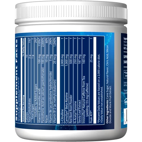 MRM Nutrition Driven Dry Scoop Pre-Workout Powder| Sour Berry Flavored| Pure Ingredients MRMAu supplements
