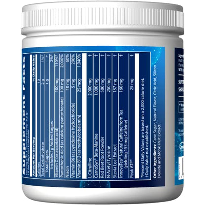 MRM Nutrition Driven Dry Scoop Pre-Workout Powder| Sour Berry Flavored| Pure Ingredients MRMUS supplements