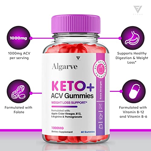 (2 Pack) Algarve Keto Gummies for Weight Loss Algrave Keto + ACV, Algarve Keto Plus AVC FyvusAu supplements