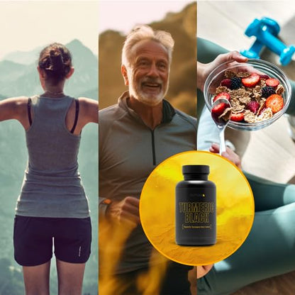 Sculpt Nation Powerful Turmeric Supplement - Turmeric Curcumin with Black Sculpt NationUS supplements