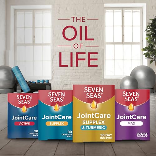 Seven Seas JointCare Supplex & Turmeric, With Glucosamine, Omega-3, Vitamins C and D Seven SeasUS supplements