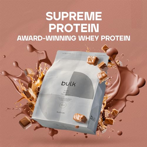 Bulk Pure Whey Protein Powder Shake, Chocolate Caramel, 2.5 kg, Packaging May Vary BulkAu supplements