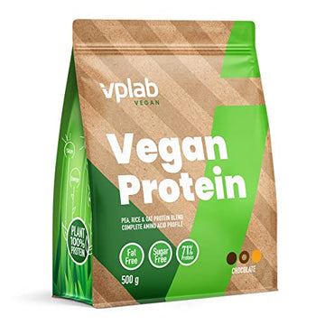 VPlab Vegan Protein Powder 500g - 16 Servings, 100% Plant Based and Natural Vegan Protein Shake vplab nutritionAu supplements