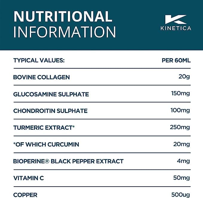 Kinetica Collagen with Turmeric (12-Pack) 20g Collagen & 50mg Vitamin C. Orange & Mango Flavour KineticaAu supplements