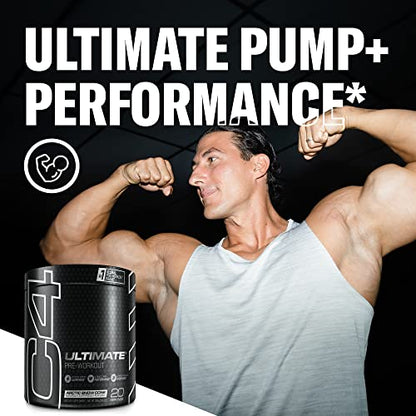 C4 Ultimate Pre Workout Powder Arctic Snow Cone - Sugar Free Preworkout Energy CellucorUS supplements