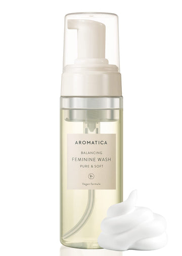 AROMATICA Pure and Soft Feminine Foaming Wash | Vegan, pH-Balanced, Natural Ingredients AROMATICAAu supplements