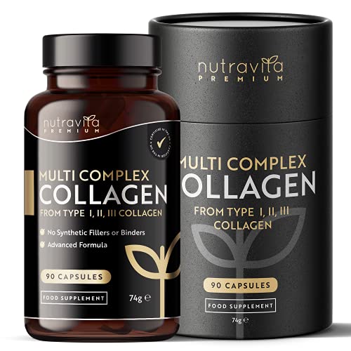 Premium Multi Collagen Protein Capsules with Type I, II, III - Includes Hydrolysed Grass NutravitaAu supplements